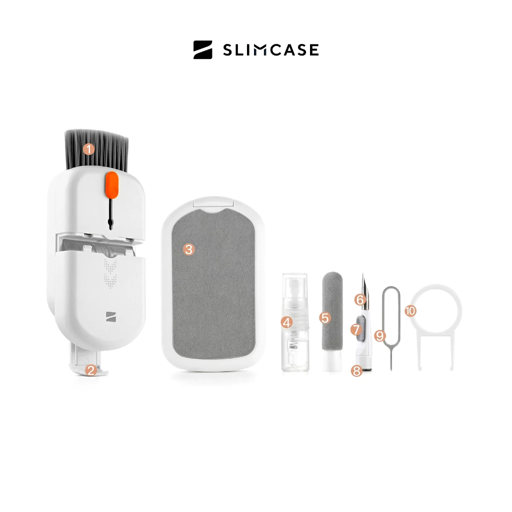 Cleaning Kit 10in1 Slimcase แบบพกพา สำหรับสมาร์ทโฟนและอุปกรณ์ต่างๆ thumbnail 7