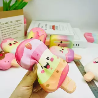 ของเล่นไอศกรีมบีบได้รูปทรงคล้ายไอศกรีมแบบใหม่ ของเล่นคลายเครียดลายการ์ตูน คืนตัวช้า สินค้าพร้อมส่ง
