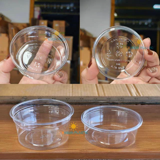 ถ้วยเบเกอรี่ใสPETขนาด3,4.7ออนซ์ Vandapac ปาก78mm.50ชิ้น/เเพ็ค ใส่น้ำจิ้ม ซอส ท็อปปิ้ง