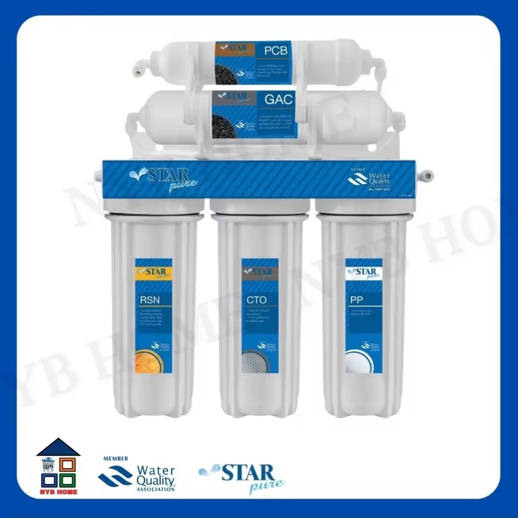 STAR PURE / FAST PURE / UNI PURE เครื่องกรองน้ำ Starpure / Fastpure / Unipure 5 ขั้นตอน เครื่องกรองน
