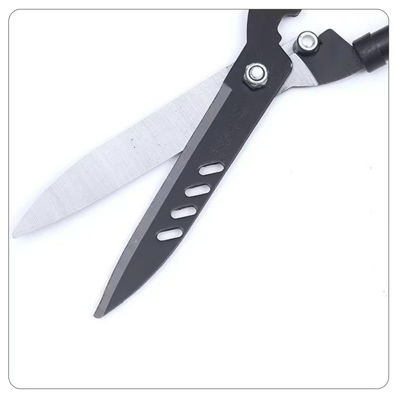 กรรไกรตัดแต่งกิ่งไม้ด้ามยาว/กรรไกรตัดหญ้า ใบมีดตรง สำหรับตัดแต่งกิ่งไม้ขนาดยาว ทำจากเหล็กเคลือบยาง - รูปที่ 7