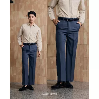 [New] BARON "Elite" Nippon pants กางเกงทรงขากระบอกตรงพรีเมี่ยม เอวสูงมีกระเป๋าหลัง