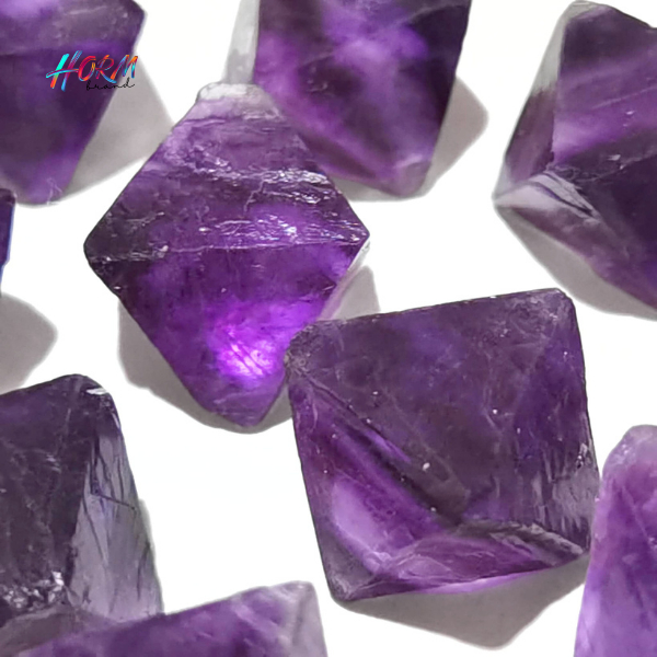 {หินหกเหลี่ยม}  Purple Fluorite ฟลูออไรด์ หินอัจฉริยะ ดีท็อกซ์จิตใจ ความคิดสร้างสรรค์ ปรับสมดุลกายใจ