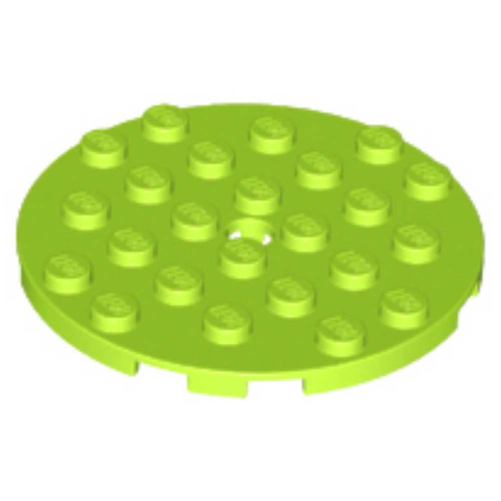 [127] ชิ้นส่วนเลโก้ Lego Part Plate, Round 6 x 6 with Hole(11213) ราคา/ชิ้น