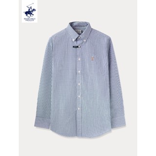 BEVERLY HILLS POLO CLUB  เสื้อเชิ้ตลายสต็อตเล็ก แขนยาว รุ่น …