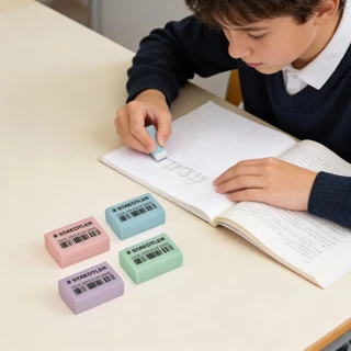 Staedtler ยางลบ สีพาสเทล คละสี รุ่น โมจิซัง / ก้อน