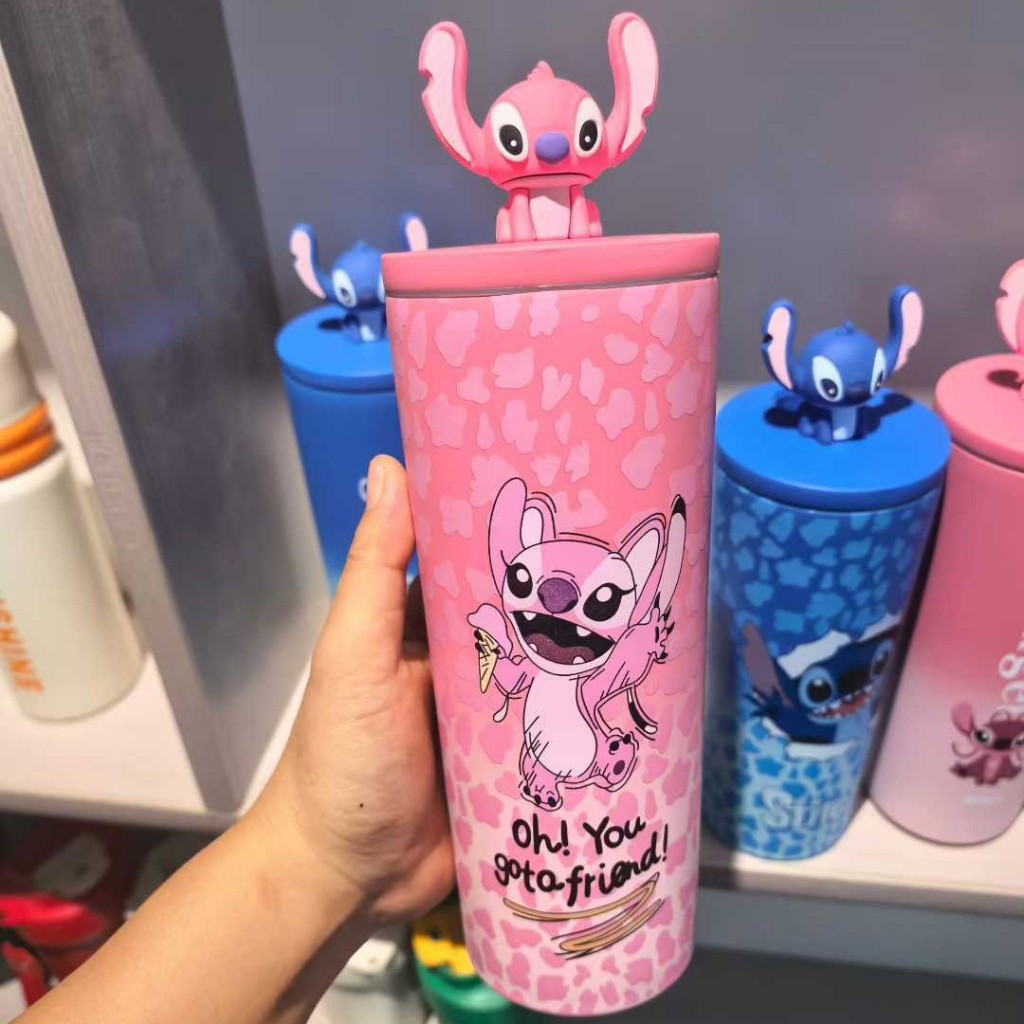 【พร้อมส่งจากไทย】แก้วเก็บอุณหภูมิแบบไล่สี ลายน่ารักๆ เรียบง่าย คุ้มค่า คุ้มราคา 710 มล. วัสดุสแตนเลส - รูปที่ 6