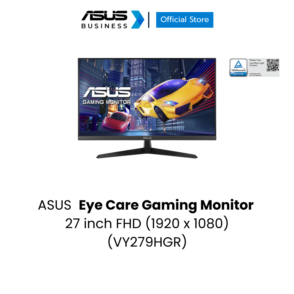 ASUS VY279HGR Eye Care Gaming Monitor – 27 inch FHD (1920 x 1080)