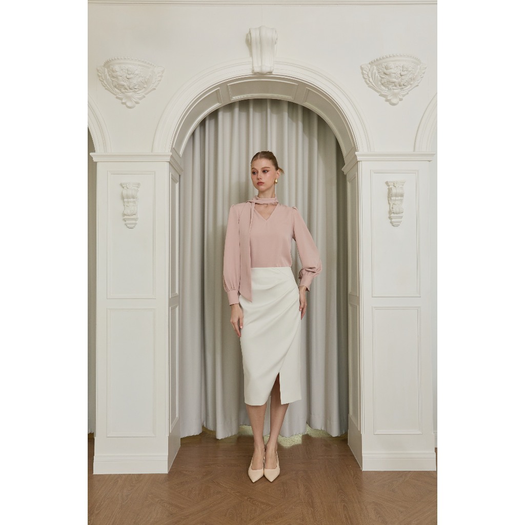 KADE  กระโปรง รุ่น Elle Wrap Skirt (KAD160) ราคา ถูกที่สุด ดีลบีเคเค
