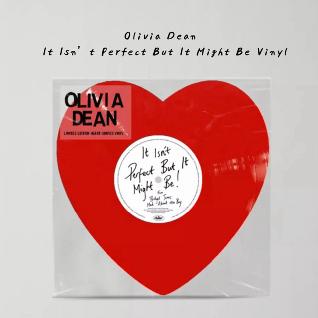 Pre-Order Olivia Dean - It Isn't Perfect (But It Might Be) Limited Edition 10" Heart-Shaped Vinyl