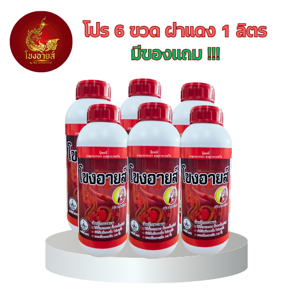 โปรโมชั่น!! โขงอายส์ฝาแดง ปริมาณ1 ลิตร 6 ขวด