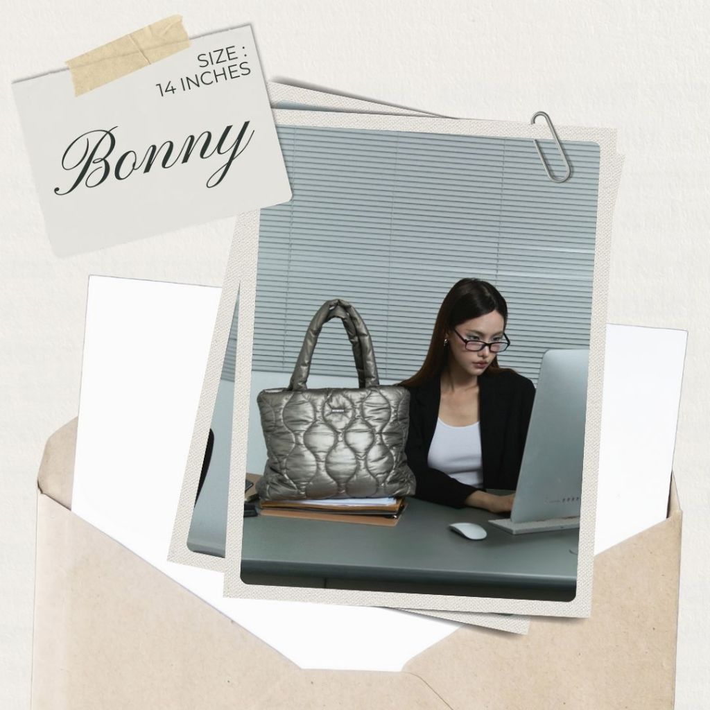 MUNIGA รุ่น "Bonny" กระเป๋าถือทรง Tote สำหรับผู้หญิง สินค้าใหม่ New Arrivals