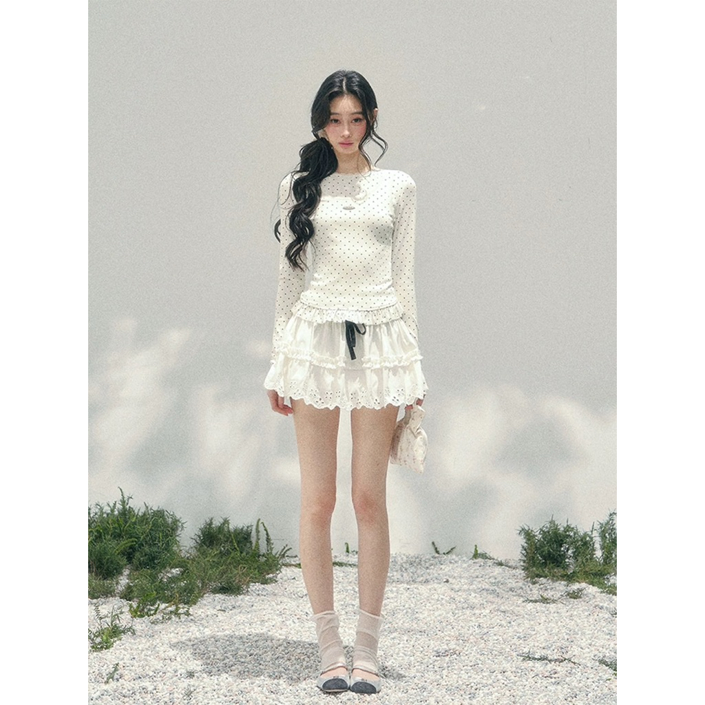 SYY Set (White shirt & white skirt) 🤍🐰