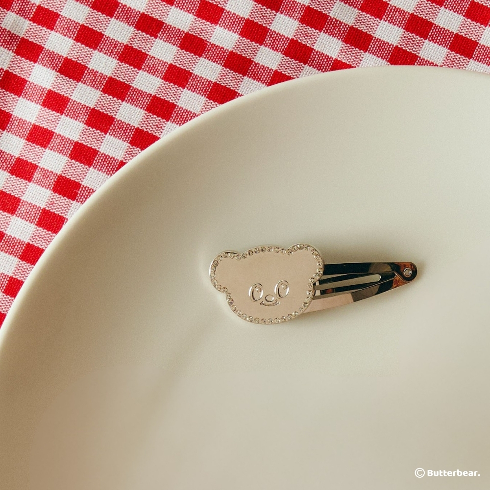 กิ๊บน้องเนยคริสตัล (Crystal Bear Hair Clip)