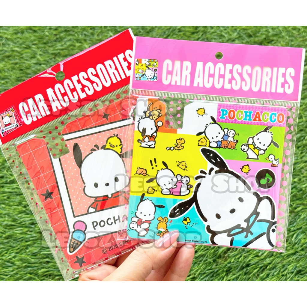กรอบอะคริลิค ใส่ พรบ ที่ใส่ป้ายภาษี ลาย Pochacco โปชัคโกะ