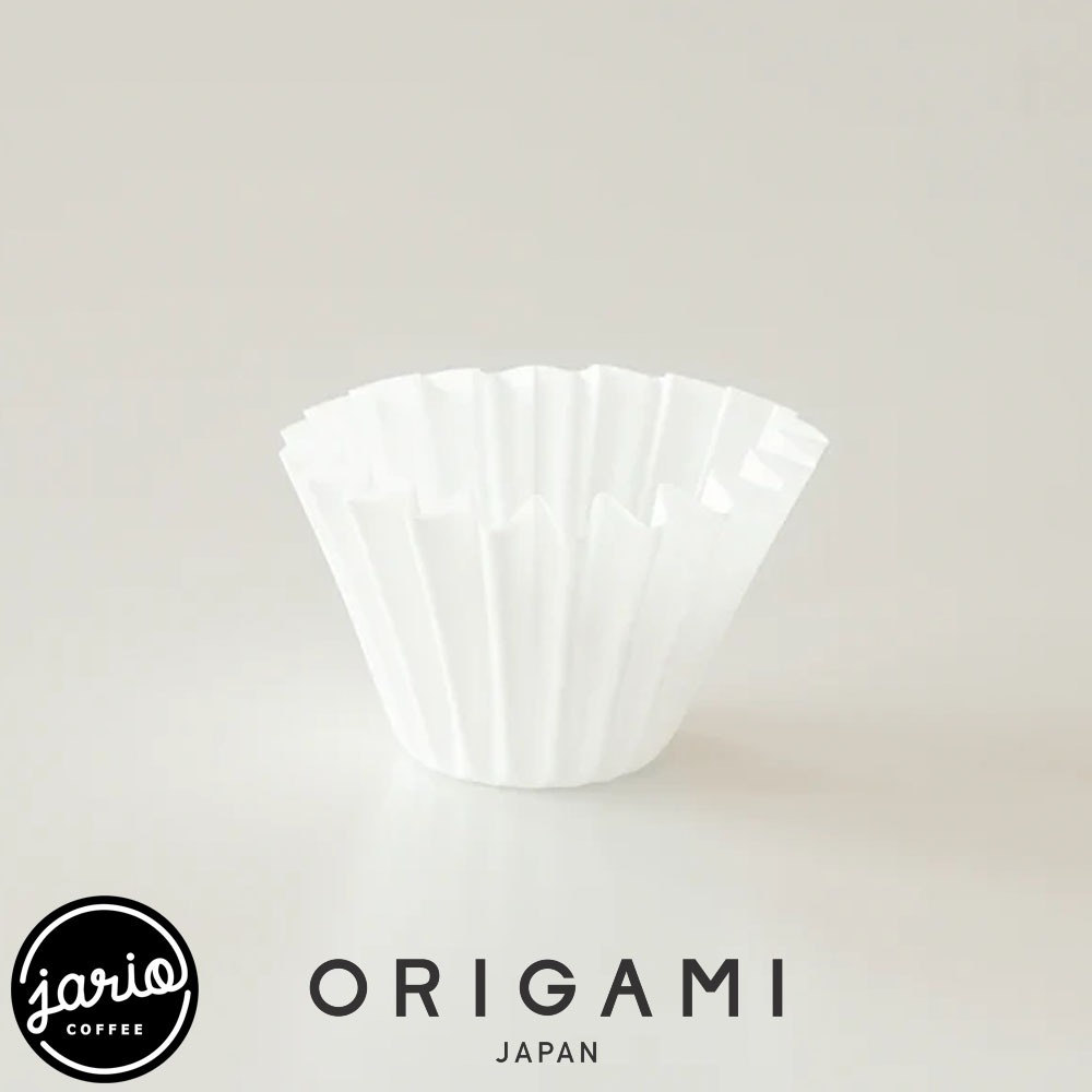 JARIO x ORIGAMI กระดาษกรองกาแฟทรงเวฟ 2/4 Cup (แท้จากญี่ปุ่น) ORIGAMI Wave Paper Filter