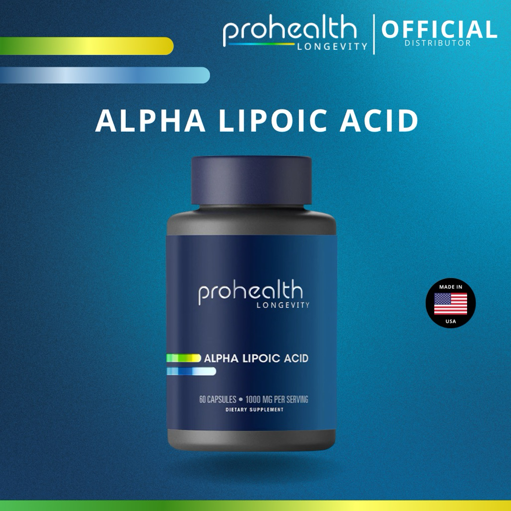 Alpha Lipoic Acid (60 แคปซูล) ProHealth แท้จาก USA