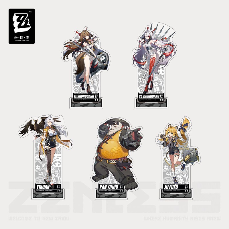 [ พร้อมส่ง / Official ] Zenless Zone Zero Standee - Yunkui Summit ZZZ สแตนดี้ ตัวละคร Ju Fufu Yixuan