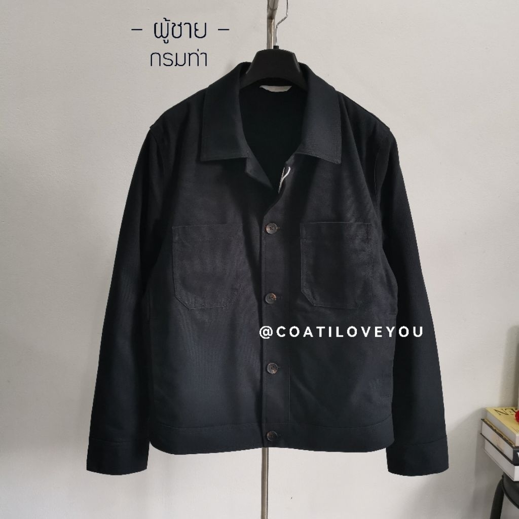 **ของแท้พร้อมส่งจากไทย**ZARA​ MEN'S QUILTED OVERSHIRT WITH POCKET