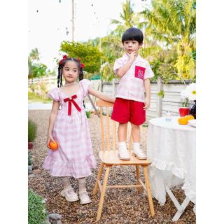 ชุดครอบครัว รุ่นSweet pink (รหัส 243)