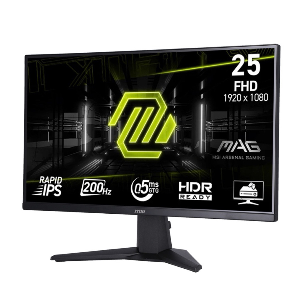 Monitor (จอมอนิเตอร์เกมส์มิ้ง) MSI MAG 255F E20 - 24.5 Inch IPS FHD 200Hz AMD Freesync Premium
