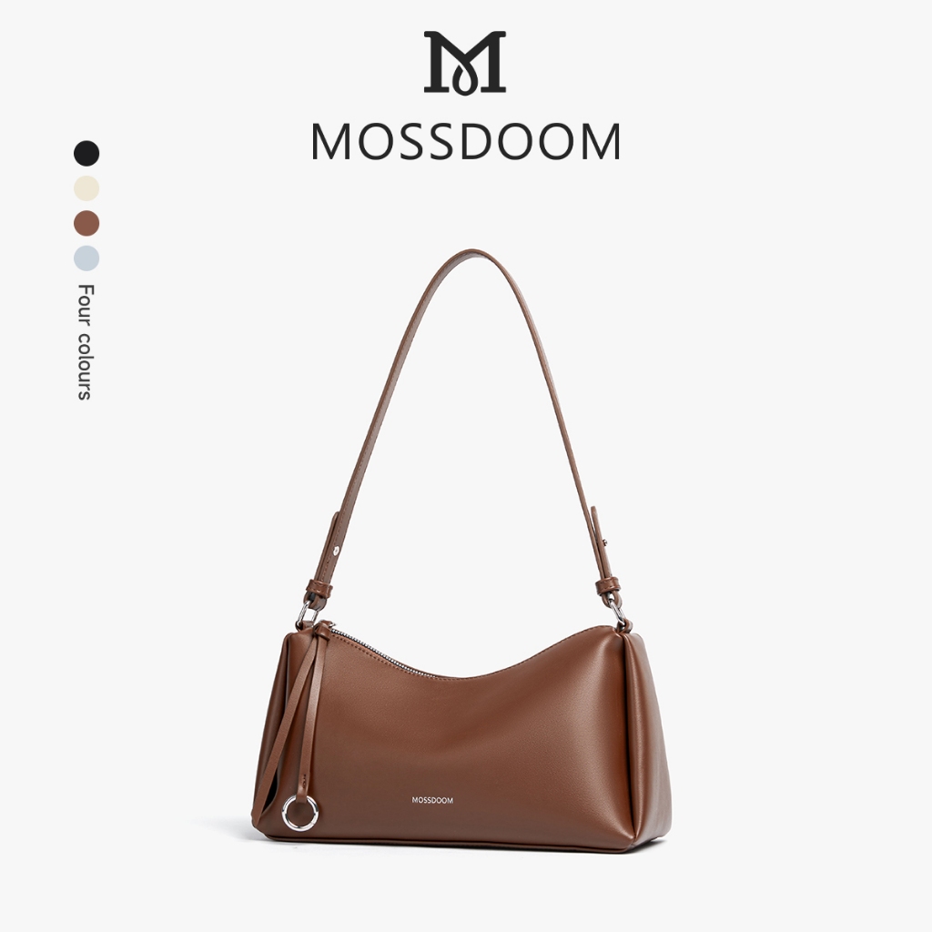 MOSSDOOM Lori Bage กระเป๋าสะพายไหล่ ทรงเฉียบ ดีไซน์ล้ำ น้ำหนักเบา แมตช์ง่ายทุกลุค