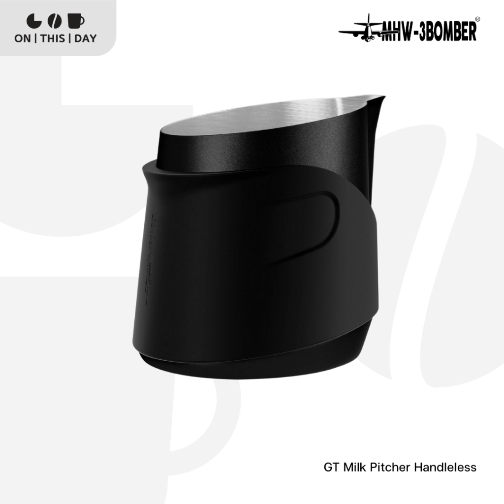 MHW-3BOMBER GT Milk Pitcher Handleless พิชเชอร์ แบบไม่มีด้ามจับ ขนาด 400 ml
