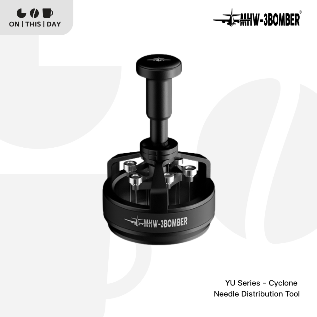 MHW-3BOMBER YU Series - Cyclone Needle Distributor Tool เข็มเกลี่ยผงกาแฟ ขนาด 51 / 53 / 58 mm