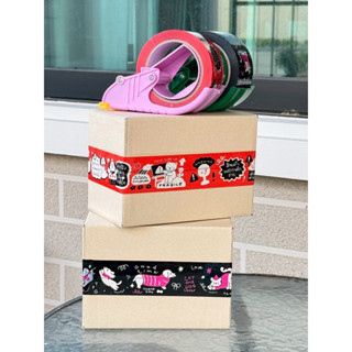 [พร้อมส่ง] 🥝 เทปเสียงดัง ลายน่ารัก [กาวเหนียว ความยาว 100 หล…