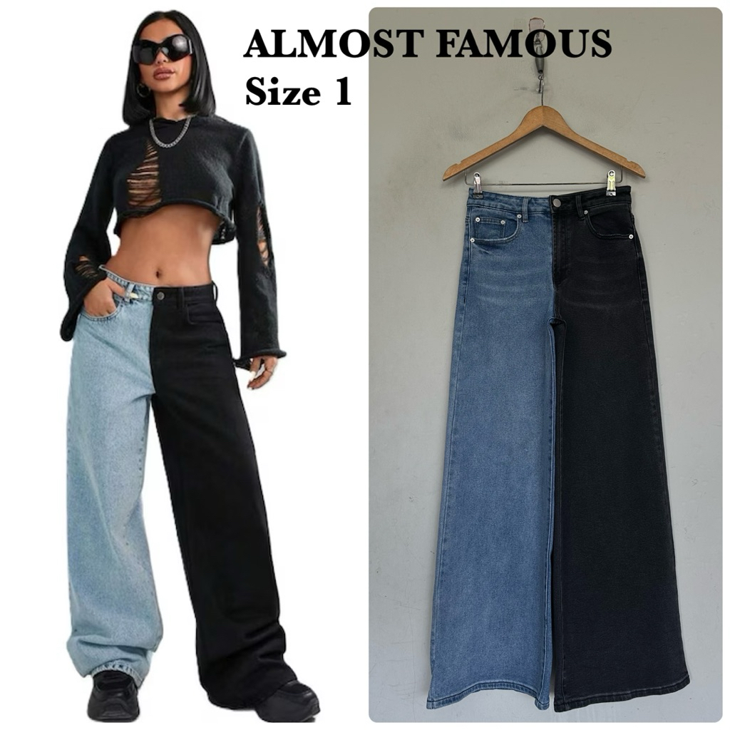 ALMOST FAMOUS กางเกงยีนส์มือสองของแท้