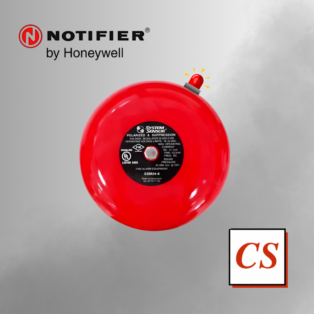 SSM24-6 ALARM BELL 24VDC POLARIZED 82 DBA SIZE 6