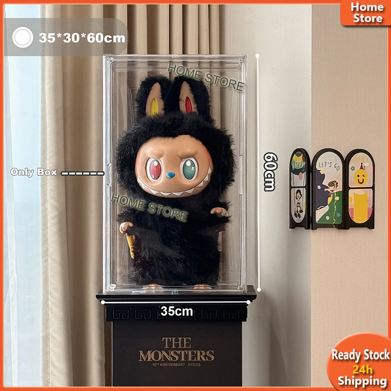 กล่องใส่ Zimomo 3.0 อะคริลิค ขนาด 35*30 สูง 60 cm กล่องใส่โมเดล กล่องอะคริลิค Labubu