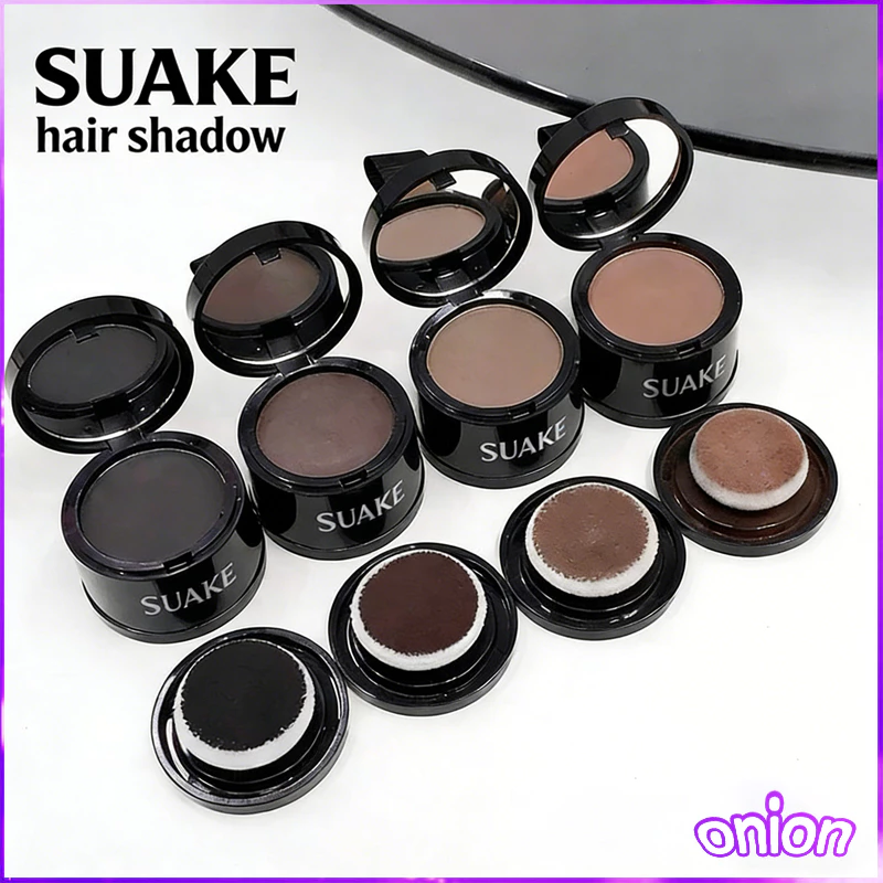 SUAKE สำหรับปิดเหม่ง แป้งเงาผม แป้งแฮร์ไลท์ ปกปิดหัวล้าน ผงแฮร์ไลน์ แป้งเงาผม ผงแฮร์ไลน์ แป้งฝุ่นปิดหัวเถิก หัวเหม่ง หัว