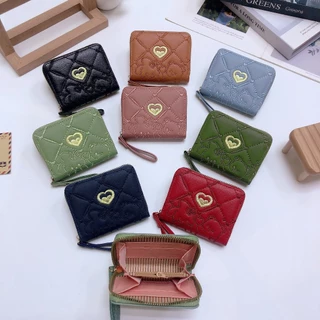 SS#ขายส่งยกโหล(12ใบคละสี)ใบละ24฿ กระเป๋าสตางค์ใบสั้น กระเป๋าใส่แบงค์ใส่เหรียญคละสีอย่างต่ำ4สีขึ้นไป