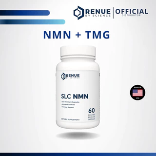 NMN & TMG (60 / 200 แคปซูล) RENUE BY SCIENCE แท้จาก USA ความบริสุทธิ์ 99%+ เพิ่ม NAD+