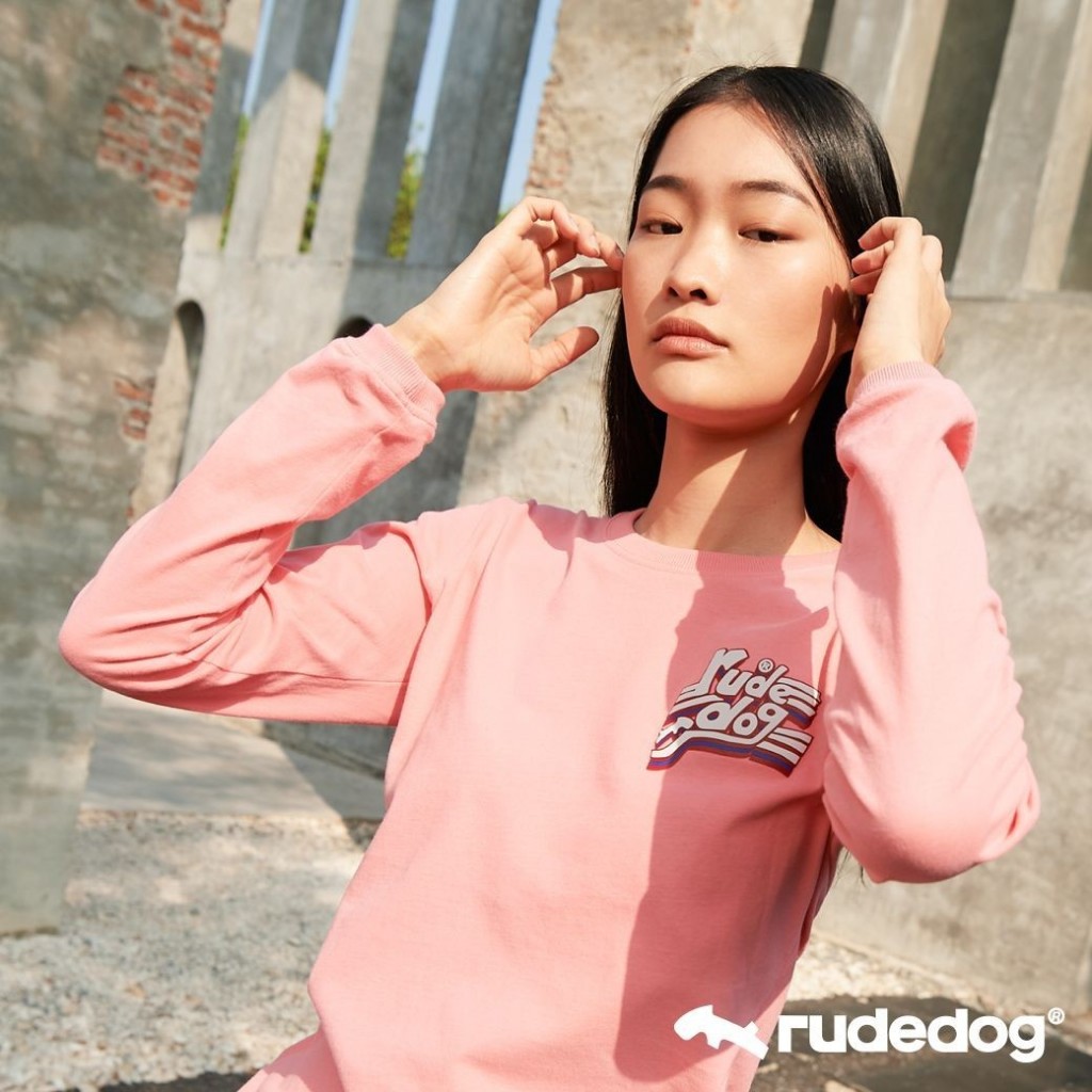 Rudedog​® เสื้อแขนยาวผู้หญิง​ | สีชมพู Pink