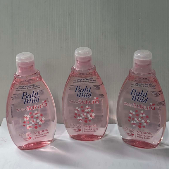 Babi Mild  รุ่น : White Sakura เบบี้มายด์ อัลตร้ามายด์ ไวท์ซากุระ 180 มล. (แพ็ก 3 ชิ้น)