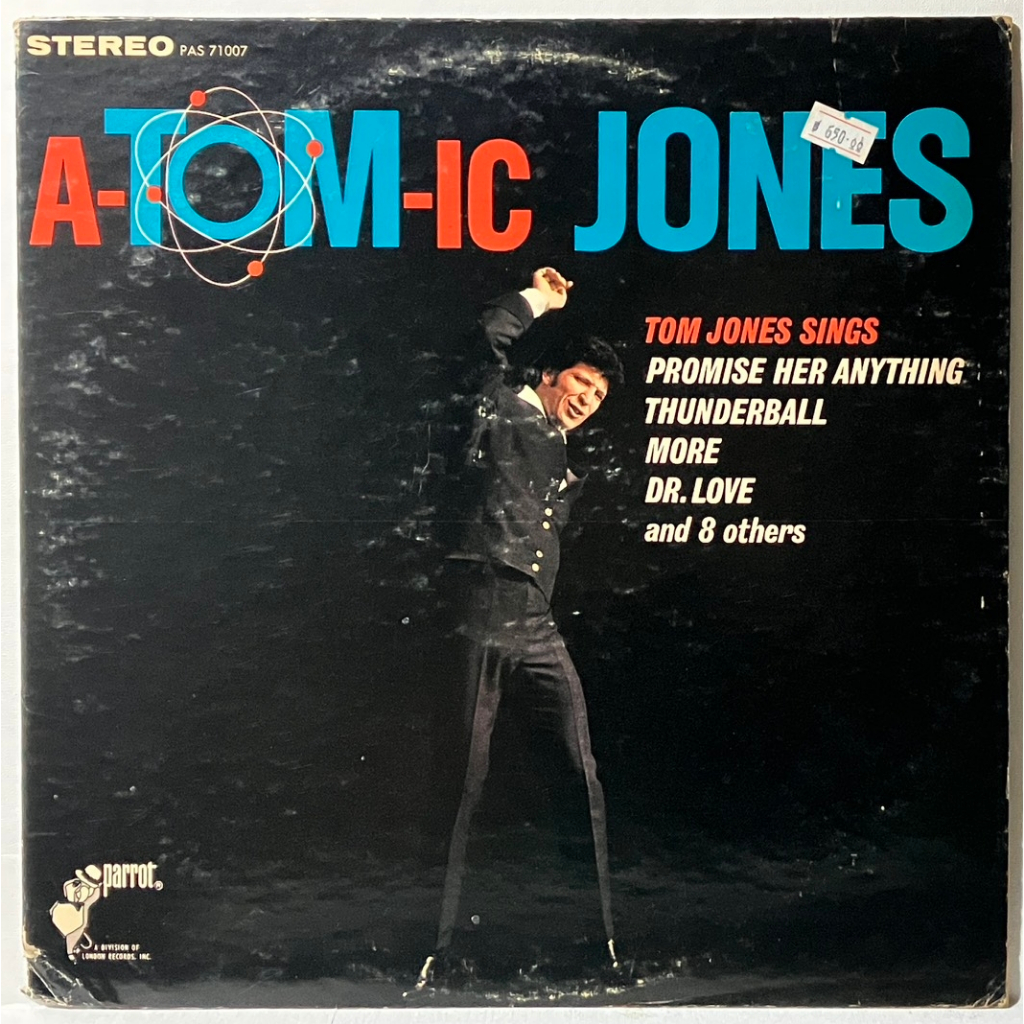 แผ่นเสียง LP Vinyl Record | Tom Jones – A-Tom-IC Jones