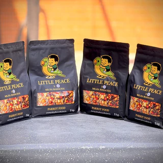 ถุง 1kg. Little Peace อาหารนกธัญพืชรวมผสมวิตามินสูตรเฮียฮะมหาชัย