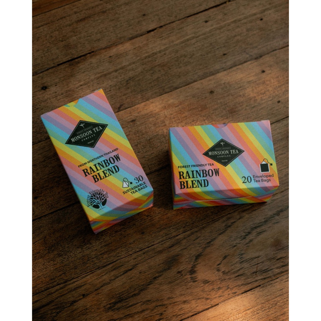 Rainbow Blend Tea Bags ชาเรนโบว์ เบลน ในรูปแบบซองและถุงชา