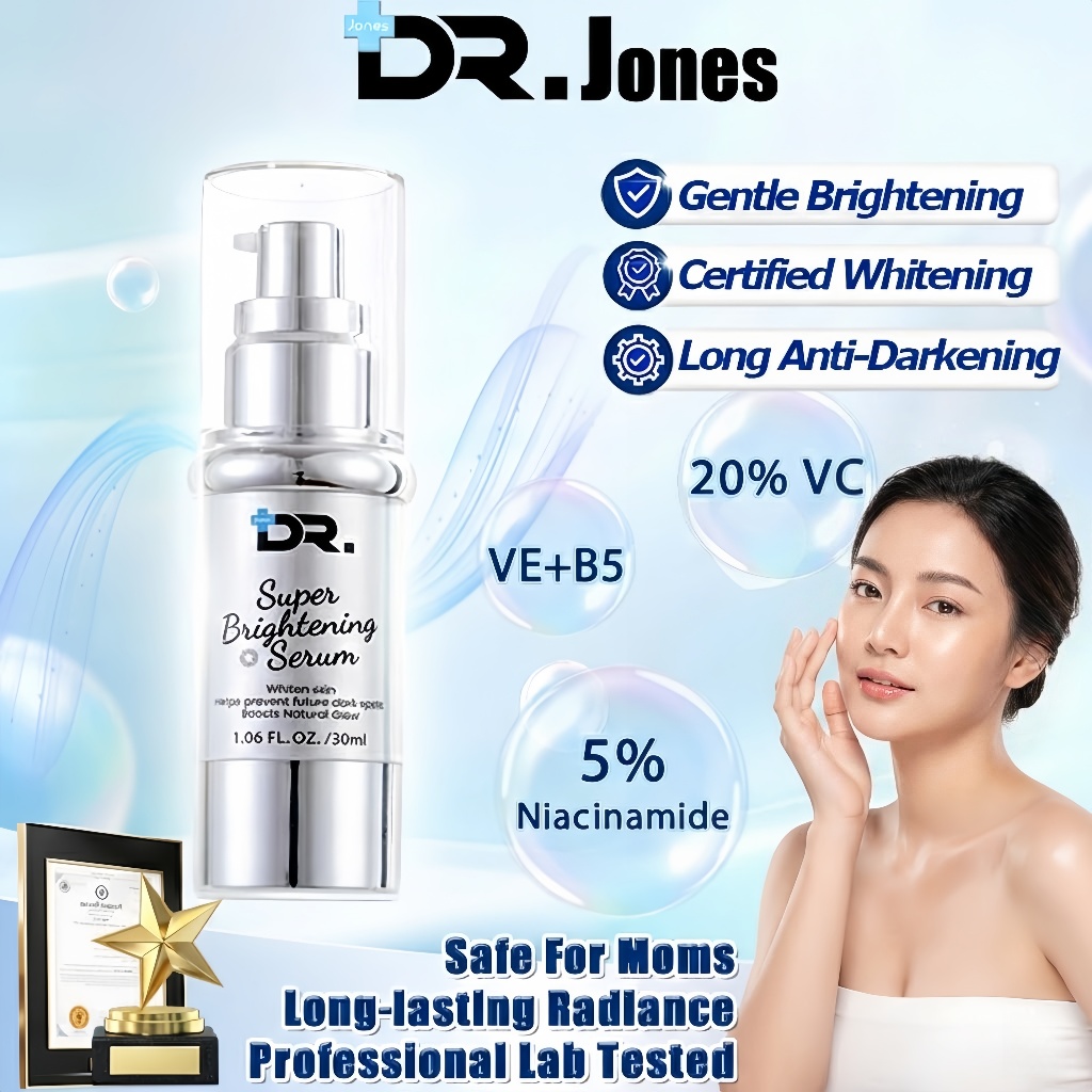 เซรั่มไวท์เทนนิ่ง DRJones Super whitening serum Model 2502 ลดจุดด่างดำ รอยสิว หมดอายุผิวหมองคล้ำ