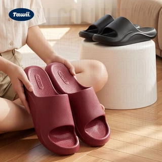 Tawii. รองเท้าแตะใส่ในบ้าน EVA รองเท้าแตะอาบน้ำนุ่มลื่นป้องกันการลื่น สไตล์ญี่ปุ่น หลายสี Unisex