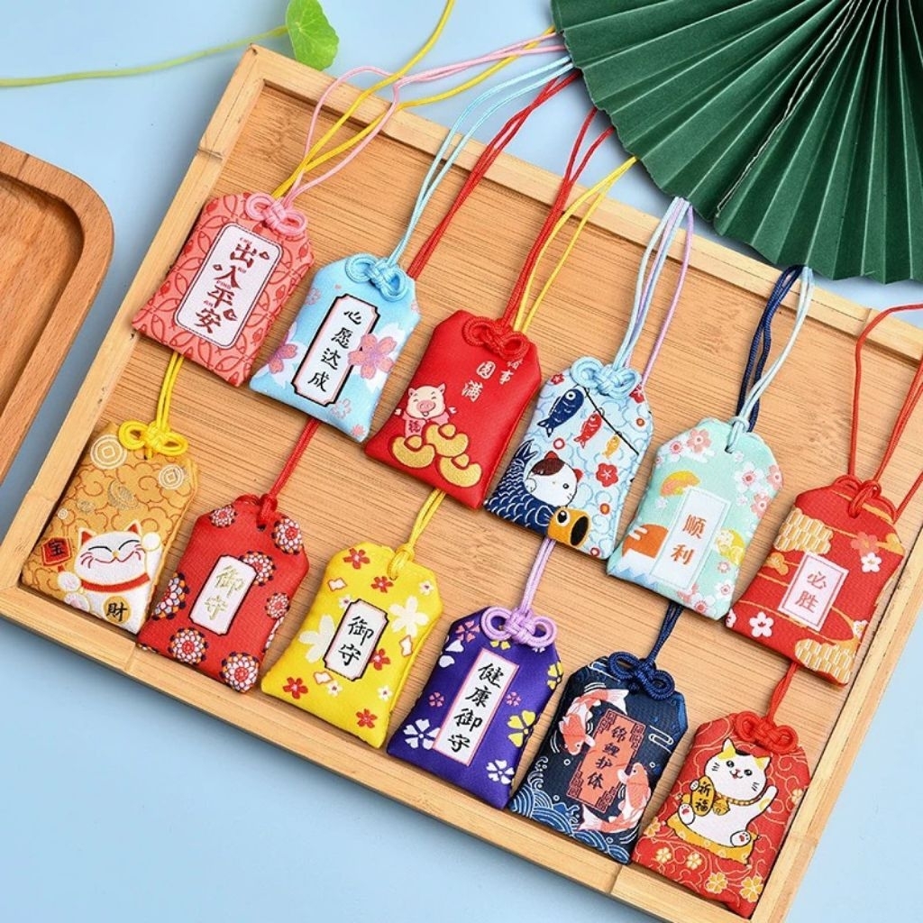 <พร้อมส่งในไทย> เครื่องรางญี่ปุ่น สายมู ถุงเงิน ถุงทอง ถุงนำโชค