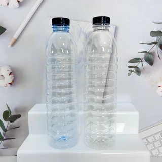 60 ใบ/แพ็ค ขวดน้ำพลาสติก 600 ML ทรงกลม ฟรีฝาขวด มีให้เลือก 9 สี