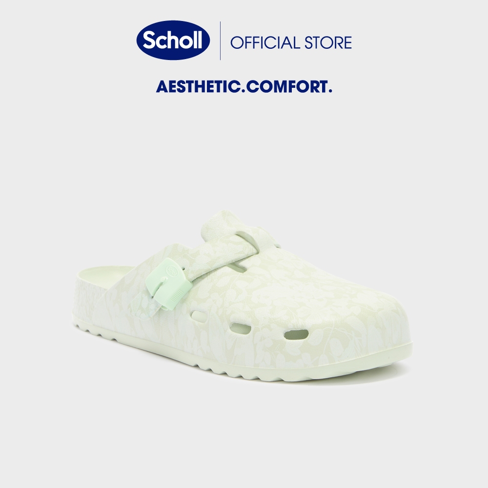 Scholl รองเท้าแตะผู้หญิงแบบสวม รุ่น Bahia Clog for Women เทคโนโลยี Bioprint กระชับทุกก้าวเดิน ราคา ถูกที่สุด ดีลบีเคเค แกลเลอรีภาพที่ 8