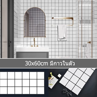 10PCS สติกเกอร์ติดผนังลายหินอ่อน PVC กันน้ำกันมัน มีกาวในตัว ตกแต่งห้องน้ำห้องครัว ห้องนั่งเล่น ติดง่ายทนทาน