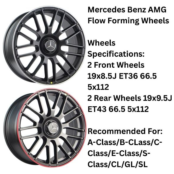 Mercedes Benz AMG Flow Forming Wheels Set (4 Wheels)