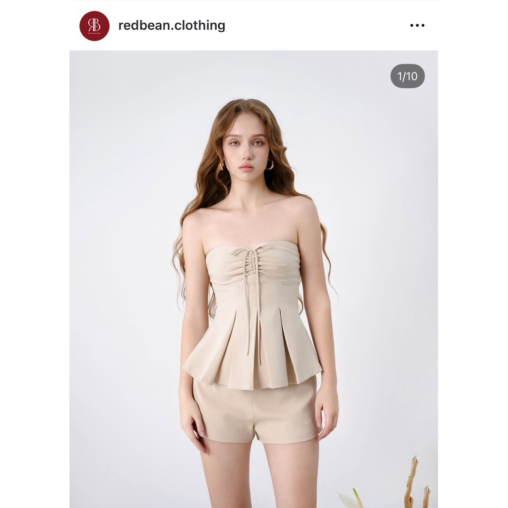 ชุดเซ็ตcoral setจากแบรนด์redbean.clothingเวียดนาม