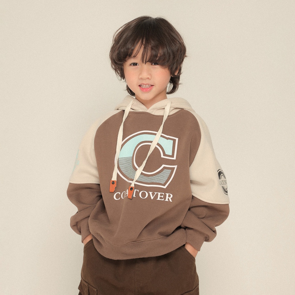 COK0098 COATOVER BABY C LETTER HOODIE