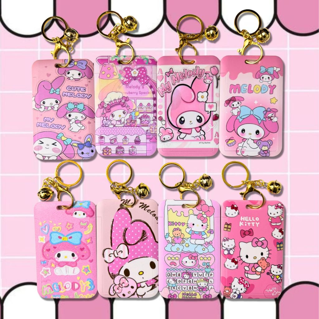 【พร้อมส่งในไทย】ที่ใส่บัตรพวงกุญแจ บัตรนักเรียนลายการ์ตูนป้อง บัตรโดยสารรถบัส บัตรเข้าใช้งาน